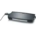 Severin KG 2397 - Grill - elektrisk - 2052 kvadratcentimeter - svart / børstet rustfritt stål