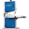 Scheppach HBS30, Vertikal båndsag, 0 - 45°, Aluminium, Blå, Grå, Stål, Aluminium, 8 cm