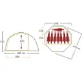 Helsport Varanger Dome 8-10 Outer Tent incl Pole, yttertelt