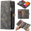 CASEME 2-i-1 Multifunksjonell iPhone 11 Lommebok-deksel - Rød