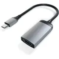 Satechi ST-TC4KHAS - Video adapter - HDMI hunn til 24 pin USB-C hann - 20.3 cm - sølv - 4K-støtte