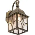 QAZQA Romantisk utendørs vegglampe bronse - London