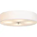 QAZQA Rustikk taklampe hvit 50 cm - Drum