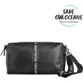 Gillian Jones Natascha makeup purse in black PU leather