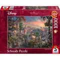 Schmidt Disney Lady and the Tramp Thomas Kinkade Puslespill 1000 brikker Schmidt