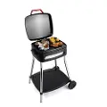 Fritel Family BBQ 3278 - Utegrill - elektrisk - 1440 kvadratcentimeter - rød/svart