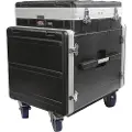Gator GRC-12X10 PU Moulded Pop-Up Rack Case 12U Top 10U Side