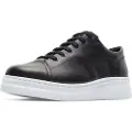 Camper for woman. K200508-043 Runner Up leather shoes black (42), Flat, Laces, Casual