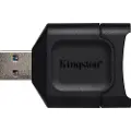 Kingston MobileLite Plus, SD, Sort, USB 3.2 Gen 1 (3.1 Gen 1) Type-A, 51,8 mm, 33,5 mm, 9 mm