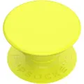 Puhelinshop PopGrip - Fingergrep/stativ for mobiltelefon - neonstøtsgul