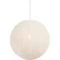 QAZQA Rustikk pendellampe hvit 45 cm - Corda