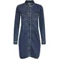 JDY Sanna Denim Mix Kort Kjole