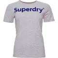 Superdry Regular Flock Kortarmet T-skjorte