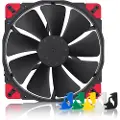 Noctua NF-A20 PWM chromax.black.swap - Kabinettvifte - 200 mm - svart