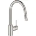 GROHE Concetto Kitchen faucet with pull-out Supersteel