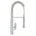 GROHE K7, Kromfarget, Kran-håndtak, Single/enkelt, Keramisk, 3,5 cm, 140°