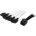 StarTech.com 1m Internal Mini SAS to SATA Cable - SFF-8643 to 4x SATA - SATA / SAS cable - 1 m