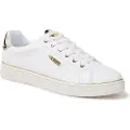 GUESS for woman. FL5BEKFAL12 Trainers Beckie Logo 4g white (39), Flat, Laces, Casual