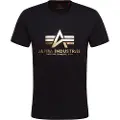 Alpha industries Basic Foil Print Kortarmet T-skjorte