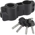 Masterlock 8195EURDPRO, U-lås, Sort, Stål, Vinyl, 1,3 cm, Nøkkel