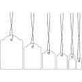 Herma Strung merkelapper - Hvit - 18 x 28 mm 1000 etikett(er) etiketter for navnelapper