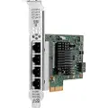 HP HPE I350-T4 - Nettverksadapter - PCIe 2.0 x4 - Gigabit Ethernet x 4 - for ProLiant DL20 Gen10, DL325 Gen10, DL360 Gen10, DL380 Gen10, ML30 Gen10, XL220n Gen10