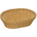 Aps Brødkurv 32x23x7 cm Oval Kraftig flet PP Sort