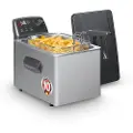 Fritel Family Turbo SF 4551 - Dypsteker - 5 liter - 3.2 kW - svart/grå/sølv