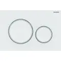 Geberit 115.882.11.1, Spolplatta, Vit, Geberit, 246mm, 12mm, 164mm