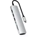 Satechi Slank USB-C MultiPort-adapter, Sølv