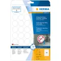 Herma Special - Matt - fjernbart selv-adhesiv - hvit - 30 mm rund 960 etikett(er) (20 ark x 48) filmetiketter