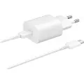 Samsung Ultra-Fast USB-C Reiselader EP-TA800XWEGWW - Bulk - Hvit