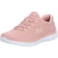 SKECHERS for woman. 12985 Sneakers Summits pink (40), Fabric, Flat, 1 to 3 cm, Laces, Casual, Sport, Sportswear, Multisport