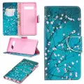 Mtp Products Wonder-serien Samsung Galaxy S10+ Lommebok-deksel - Hvit Blomster