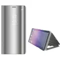 Mtp Products Luxury Series Mirror View Samsung Galaxy Note9 Flip-deksel - Sølv