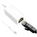 Mtp Products Lightning til RJ45 Ethernet LAN Nettverksadapter med Ledning - Hvit