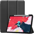 Mtp Products Tri-Fold Series iPad Pro 11 (2020) Smart Folio-etui - Svart