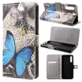 Mtp Products Style-serien Huawei P20 Pro Lommebok-deksel - Blå Sommerfugl