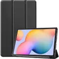 Mtp Products Tri-Fold Series Samsung Galaxy Tab S6 Lite 2020/2022/2024 Folio-etui - Svart
