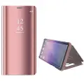 Mtp Products Luxury Series Mirror View Samsung Galaxy Note9 Flip-deksel - Roségull
