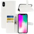 Mtp Products iPhone XR Lommebok-deksel med Magnetisk Lukning - Hvit