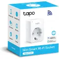 TP-LINK Tapo P100 V1.2 - Smart stik - trådløs - 802.11b/g/n, Bluetooth 4.2 - 2.4 Ghz ( Schuko til DK )