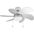 Tristar VE-5810, Husholdningsvifte, Sølv, Tak, Metall, 45,2 dB, 240 RPM
