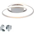 TRIO Design taklampe stål inkl. LED 3-trinns dimmbar - Krula