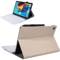 Mtp Products Samsung Galaxy Tab S6 Lite 2020/2022/2024 Etui med Bluetooth-tastatur - Gull