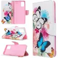 Mtp Products Wonder Series Samsung Galaxy A71 Lommebok-deksel - Sommerfugler