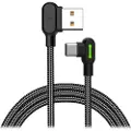 Mcdodo Night Elves 90-graders USB-C Kabel - 1.8m - Titan Svart