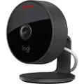 Logitech Circle View - Nettverksovervåkingskamera - utendørs, innendørs - værbestandig - farge (Dag og natt) - 1920 x 1080 - 1080p - lyd - trådløs - Wi-Fi