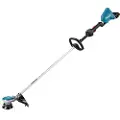 Makita DUR368LPT2 Hekketrimmer, 35 cm, Nylontråd, 6500 RPM, Sort, Blå, Batteri