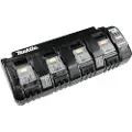 Makita Batterilader 4x LXT Li-ion, 14.4V / 18V, DC18SF